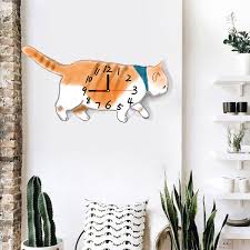 Your guests will know that you must keep a litter box if they've noticed a cat in your apartment. Fat Cat Wall Clock Apollobox