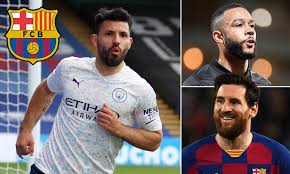 | sergio aguero's salary will be around €5m per year. Departing Manchester City Striker Sergio Aguero Agrees To Join Barcelona On Two Year Deal Daily Mail Online