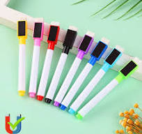 4/8Pcs Magnetic Erasable Whiteboard Pen Color Options Numbering Stationery  Office Teaching Supplies for Blackboard Student Note - AliExpress