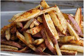 Tastes Like Home The Other Potato Fries White Sweet Potato Recipe Healthy Vegan Snacks French Fries Baked