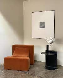 estudio persona on instagram block chair o side table and artwork by martinmendizabal home decor diy apartment decor side table