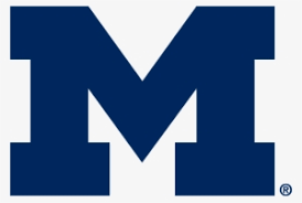 This logo image consists only of simple geometric shapes or text. Michigan Wolverines Logo Png Transparent University Of Michigan Png Image Transparent Png Free Download On Seekpng