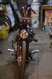 k m j兄貴の garage works blog カスタムチョッパー スーパーカブ カスタム カスタムバイク