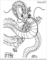 Dragon ball z free coloring pages. Dragon Ball Z Coloring Book Page For Kids Coloring Library