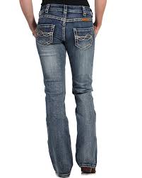 Cowgirl Tuff Womens Timeless Barbed Wire Denim Jeans