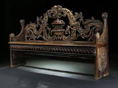 Italienische Bank Gothic Furniture Antique Chairs Carved Furniture