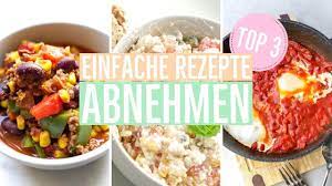 Auf diese weise löffelt man das enthaltene eiweiß fast pur und führt dem körper keine unnötigen kalorien und keinen zucker zu, der lediglich für den geschmack beigemischt wurde. 3 Schnelle Rezepte Zum Abnehmen Meine Besten Rezepte Einfach Gesund Youtube