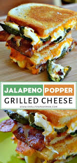 Jalapeno Popper Grilled Recipe Recipes Jalapeno Popper Grilled Cheese Gourmet Grilling