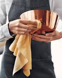 Cleaning copper with muriatic acid muriatic acid may be used to clean copper because of its strong molecular structure and relative resistance to oxidation reduction. How To Clean And Polish Copper Martha Stewart