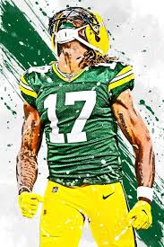 Green bay packers 2020 unisex jersey short sleeve t shirt aaron rodgers davante adams. Davante Adams Green Bay Packers Poster Print Sports Art Etsy Green Bay Packers Green Bay Packers Wallpaper Green Bay Packers Players