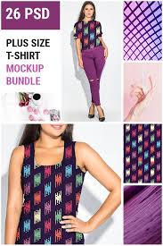 Plus Size T Shirt Mockup Bundle