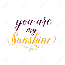 A beautiful young blond woman carrying a basket of sunflowers. You Are My Sunshine Lettering Royalty Free Cliparts Vectors And Stock Illustration Image 92723108