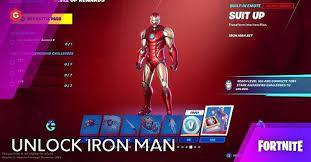 Browse the fortnite battle royale iron man set, preview 3d models, audio and more. Fortnite Season 4 How To Unlock Iron Man Skin By Ellen Cooper Medium
