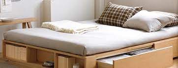 muji 無印良品 bed frame with storage bed frame and headboard bed design