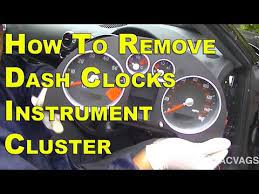 Audi Tt Dash Clock Instrument Cluster Removal Simple Easy Steps Youtube Audi Tt Mk1 Instrument Cluster