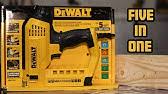 How to install staples in dewalt staple gun Dewalt 4 In 1 Multi Tacker Staple Gun Updated Youtube
