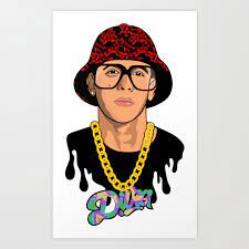 Here you can explore hq daddy yankee transparent illustrations, icons and clipart with filter setting like size, type, color etc. Daddy Yankee Caricature Big Boss Art Print By Caricatoons Society6