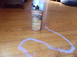 Instead of stripping, sanding, and refinishing the oak boards, i opted for an easier and faster route. A Quick Fix For A Worn Floor Minwax Blog