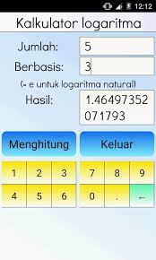 * gunakan e untuk notasi ilmiah. Kalkulator Logaritma For Android Apk Download
