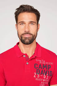 Camp David Men's Pikee Polo Shirt with Puff prints, Red Sun :  Amazon.com.be: Fashion