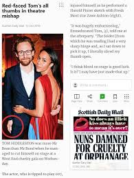 Hiddleston and actress zawe ashton met in 2019 while starring together in the west end production of betrayal in london. Hiddlespedia Este Es Tom Hiddleston Y Ahora Se Aguantan Resuelto El Misterio Del Dedo Lastimado