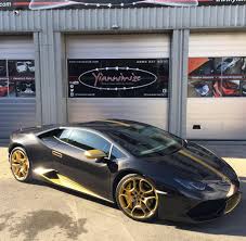 Black And Gold Rims For Trucks Yianni Charalambous On Instagram Loving This Look Lambo Huracan Wrapped In Metallic Black With Gold Parts And Wheels Lamborghini Lambo Huracan Lambo