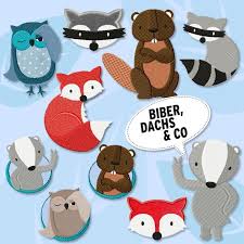 Kunterbunt Design Beispiele Fur Biber Dachs Co Schultute Basteln Biber Stickmuster
