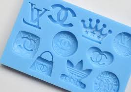 Louis Vuitton Chanel Adidas Starbucks Silicone Mold Fondant Silicone Molds Silicone Molds Fondant Molds