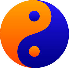 Orange And Blue Yin Yang Symbol Free Clip Art Yin Yang Free Clip Art Yin
