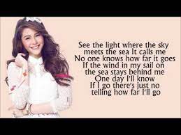 If i go there's just no telling how far i'll go. Disney S Moana How Far I Ll Go Lyrics Janella Salvador Youtube