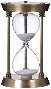 Bellaware 60 Minute Metal Hourglass Sand Timer Decorative Large Size Sand Clock Bronze In 2021 Sand Clock Hourglass Sand Timer Sand Timers
