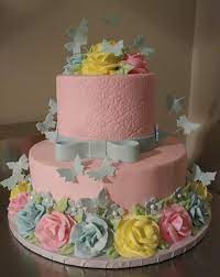 Butterfly Garden Baby Shower Cake Www Vintagebakery Com 803 386 8806 Shower Cakes Cake Baby Shower Cakes