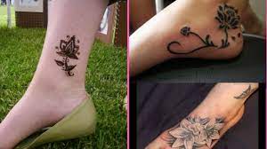 It looks pretty cool on ankle. 20 Stunning And Beautiful Flower Ankle Tattoos Girlicious Beauty