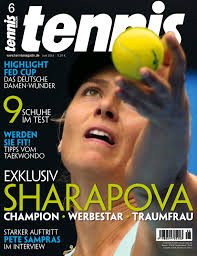 Maybe you would like to learn more about one of these? Juni 2014 Maria Sharapova Champion Werbestar Traumfrau Tennis Magazin
