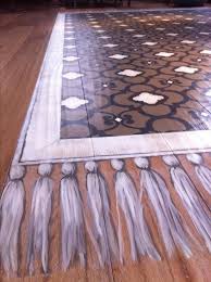 Image Result For Painted Rug On Wood Floor Painted Rug Moroccan Wall Stencils Painted Wood Floors
