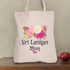Garden Flowers Sri Lankan Mom Tote Bag 5amily