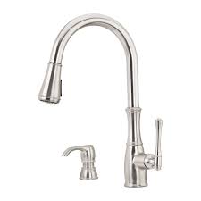 1 handle pull down kitchen faucet