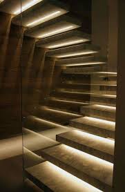 Lights For Stairways Inside Or Outdoors Lighting A Stairway Boosts Safety And Security And Ad Trappenhuis Ontwerp Trappenhuizen Modern Appartement Interieur
