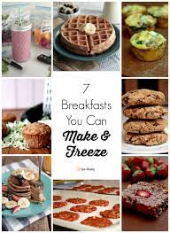 7 Breakfasts You Can Make And Freeze Live Simply Real Food Recipes Frozen Meals Food