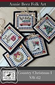 Cross stitch pattern christmas stocking pdf modern counted easy cute lion christmas ornaments cross stitch for beginner , instant download crossstitchstylearte 5 out of 5 stars (133) sale price $5.10 $ 5.10 $ 6.00 original price $6.00 (15% off. Annie Beez Folk Art Country Christmas I Cross Stitch Pattern 123stitch