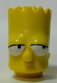 Minifigure, Head, Modified Simpsons Bart Simpson