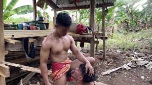 Indonesia Bali student sucks dick and fuck each other in the shower in the  back of the house Outdoor - femboyevj - gay sex watch online