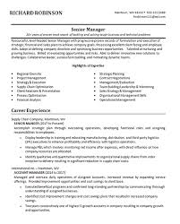 Senior Business Manager Resume Examples Job Cover Letter Sales Resume Examples