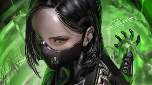 Discover this awesome collection of viper valorant iphone 11 wallpapers. Black Hair Green Smoke Viper Black Mask Valorant Hd Wallpaper Peakpx