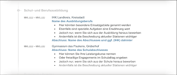 Lebenslauf Muster Vorlagen Tipps Von Experten