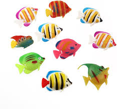 These items are great for occasions such as coral prop. Amazon Com Tinksky 10pcs Plastic Artificial Moving Floating Fishes Ornament Decorations For Aquarium Fish Tank Random Color Pattern Pet Supplies