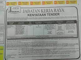 Tender jkr negeri sembilan dec 04, 2017 · lawatan tapak dan sesi taklimat tender diwajibkan pada 15.10.2020 (khamis) jam 9.30 pagi di bahagian bangunan, ibu pejabat jkr melaka. Jkr Jempol 11 Tender Jln Felda Facebook