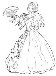 Ausmalbild prinzessin im hochzeitskleid ausmalbilder. Barbie Ausmalbilder Kostenlos Malvorlagen Windowcolor Zum Drucken