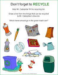 Recycle Worksheets For Kindergarten Kindergarten Worksheets Earth Day Activities Preschool Activities