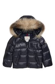 Moncler K2 Water Resistant Hooded Down Puffer Jacket With Genuine Fox Fur Trim Baby Toddler Nordstrom In 2020 Luxury Baby Clothes Quilted Puffer Jacket Toddler Sailor Dress